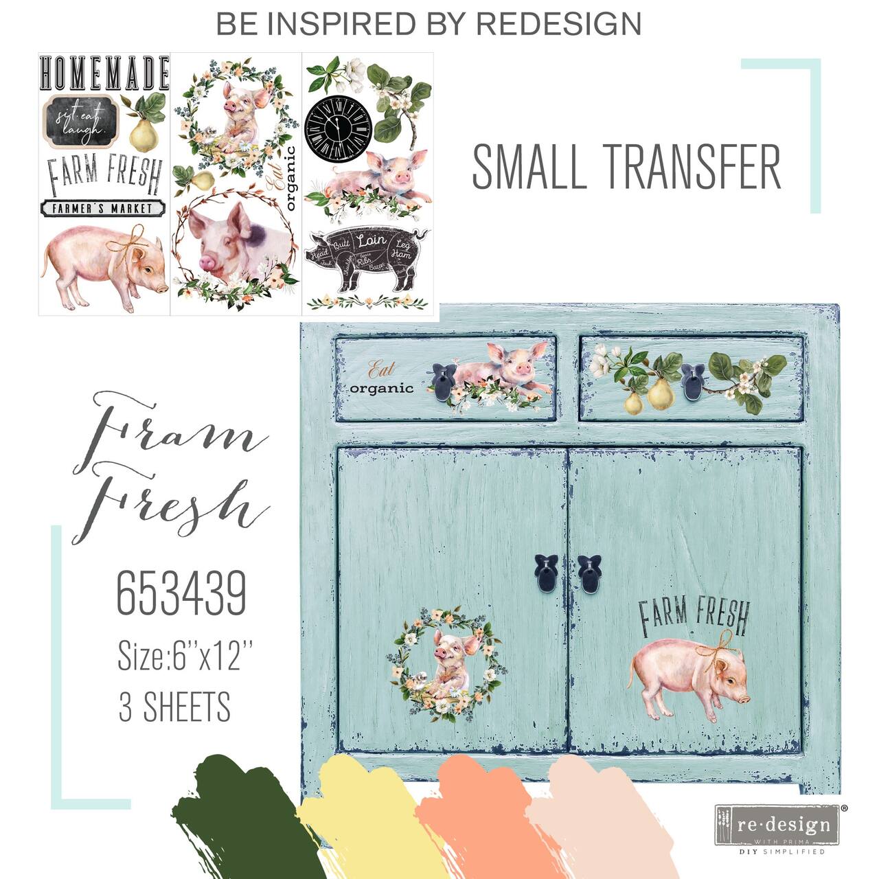 Prima® Re-Design® Farm Fresh Décor Transfers